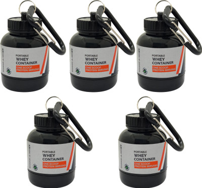 COOLINDIANS Plastic Utility Container  - 30 ml(Pack of 5, Black)