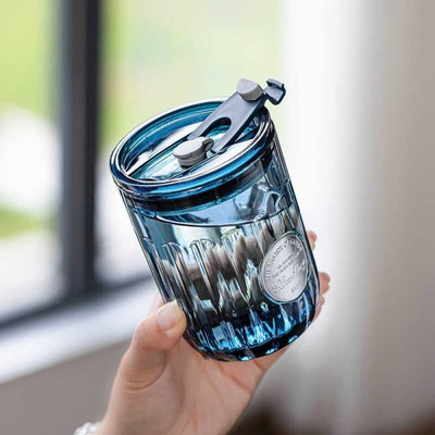 Coozico Glass Utility Container  - 350 ml(Blue)