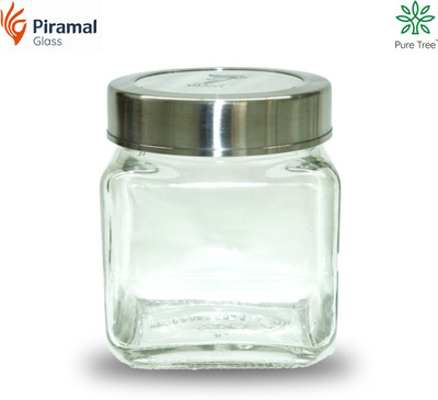 Sophronal Glass Utility Container  - 600 ml(Pack of 6, Clear)