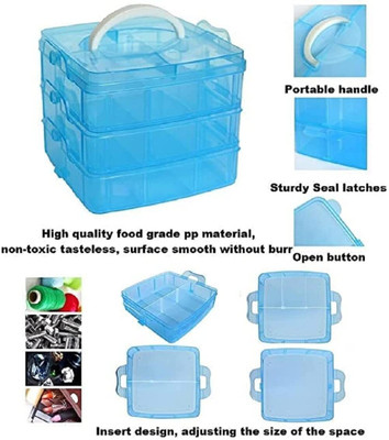 Shreeji Plastic Utility Container  - 1000 ml(Multicolor)