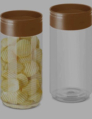 NAYASA Plastic Grocery Container  - 750 ml(Pack of 2, White)