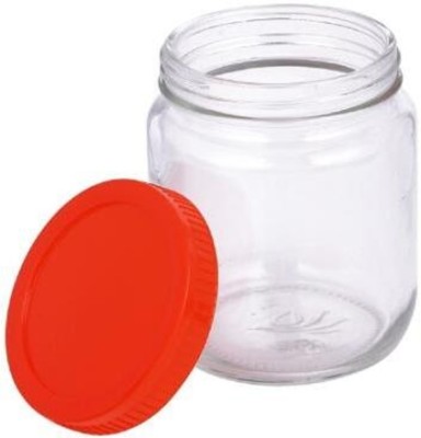 Brezzycloud Glass, Steel, Plastic Pickle Jar  - 500 ml(Pack of 2, Clear)