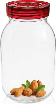 Pure Source India Glass Utility Container  - 2500 ml(Clear)