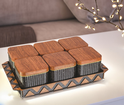 Nabhya Spice Set Plastic(6 Piece)