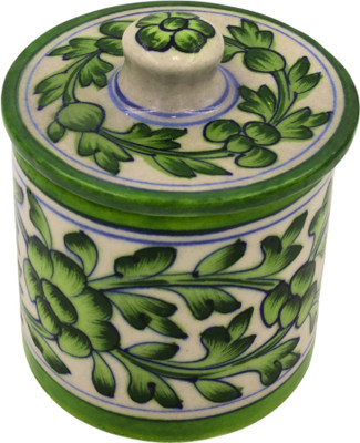 Natriel Earthenware Utility Container  - 300 g(Green)