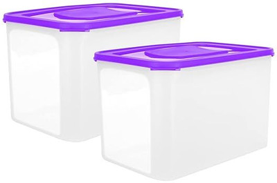 Cutting EDGE Plastic Utility Container  - 10 L(Pack of 2, Purple)