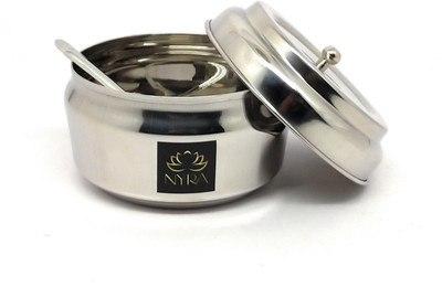 Nyra Steel Utility Container  - 150 ml(Silver)