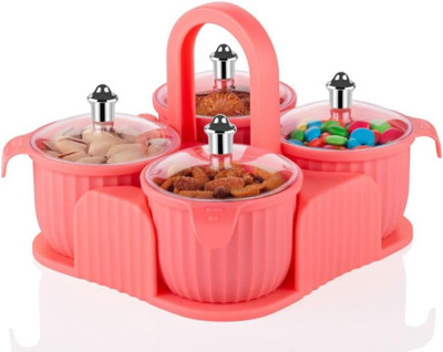 Dheeru enterprises Plastic Utility Container  - 250 ml(Pink)