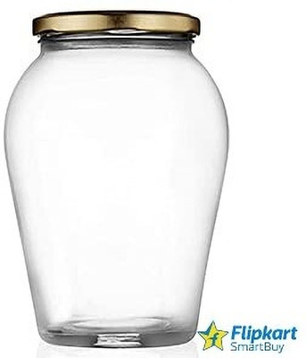 Flipkart SmartBuy Glass Grocery Container  - 1000 ml(Gold)