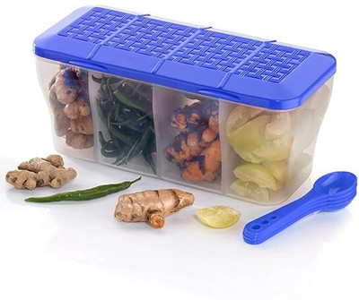 janbai enterprise Plastic Grocery Container  - 800 ml(Blue)