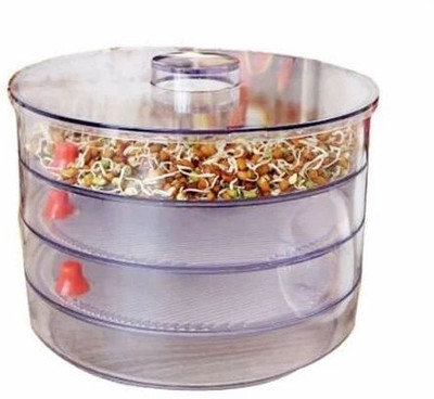 SSSTORE Plastic Sprout Maker  - 1000 ml(White)