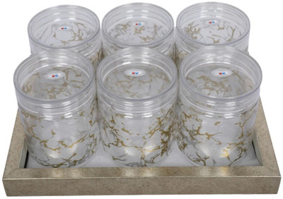 EssaBella Plastic Utility Container  - 300 g(Pack of 6, Clear)