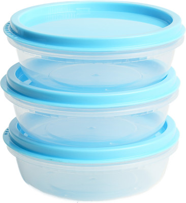 Unica Plastic Utility Container  - 250 ml(Pack of 3, Blue)