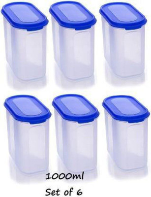 freqctz Plastic Utility Container  - 1500 ml(Pack of 6, Blue)
