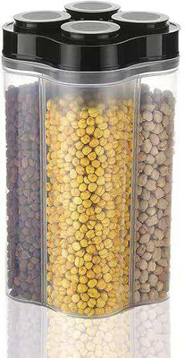 ADMONITION Plastic Grocery Container  - 2500 ml(Black)