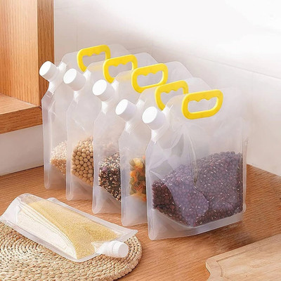MauryaGlobal Plastic Grocery Container  - 500 ml(Pack of 5, Clear)
