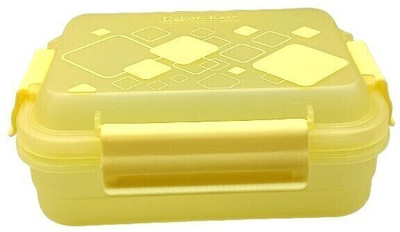 Dekor-Kase Plastic Utility Container  - 900 ml(Yellow)
