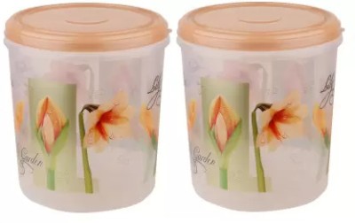 PRAGATI SALES Plastic Utility Container  - 10000 ml(Pack of 2, Brown)