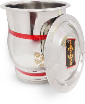 Sonanshi Steel Grocery Container  - 4 L(Silver)