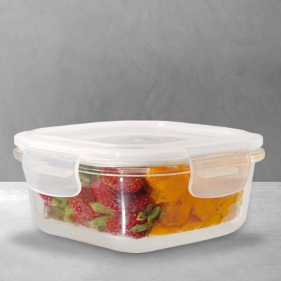 Allo Glass Fridge Container  - 550 ml(Clear)