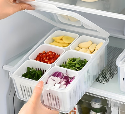 PAYABLE Plastic Fridge Container  - 2200 ml(Clear)