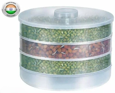 kitchenhaven Plastic Sprout Maker  - 0.6 L(White)