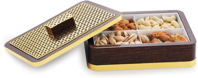 Nabhya Plastic Grocery Container  - 250 ml(Brown)