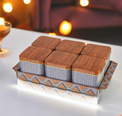 Nabhya Spice Set Plastic(6 Piece)