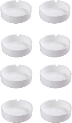 PAUL SONS Ceramic Utility Container  - 100 ml(Pack of 8, White)