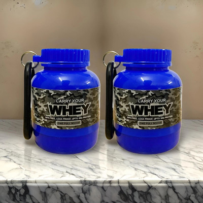 TRUE INDIAN Plastic Utility Container  - 30 ml(Pack of 2, Blue, Black)