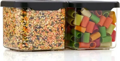 belzbergs Plastic Grocery Container  - 500 ml(Pack of 2, Clear)