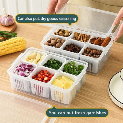 Gunshika Plastic Fridge Container  - 2200 ml(Transparent)