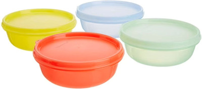 TUPPERWARE Plastic Fridge Container  - 300 ml(Pack of 4, Multicolor)