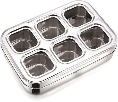 Krown Stainless Steel Utility Container  - 1700 ml(Silver)