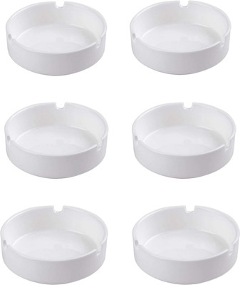 PAUL SONS Ceramic Utility Container  - 100 ml(Pack of 6, White)