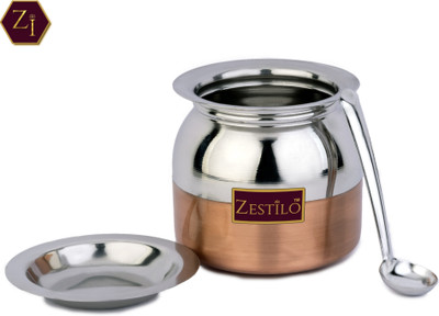 Zestilo Steel Utility Container  - 360 ml(Silver)