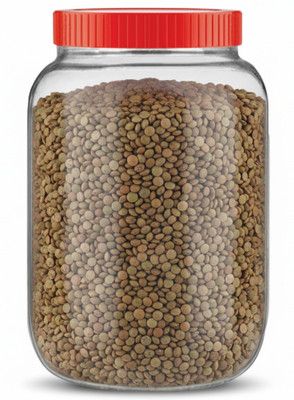 AAnami Glass Pickle Jar  - 3000 ml(Red)