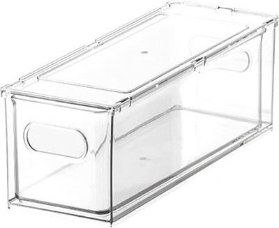 HOUSE OF QUIRK Plastic Fridge Container  - 3 L(Clear)