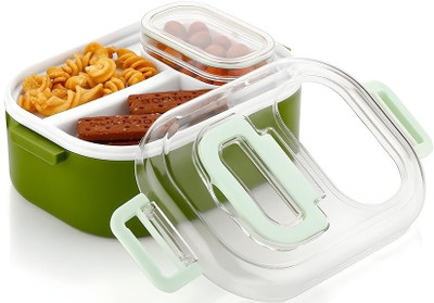 Dreamy Delights Kids first choice Mighty Lunch Box 3 Containers Lunch Box(900 ml, Thermoware)