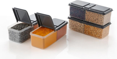 DCP ENTERPRISE Plastic Fridge Container  - 500 ml(Multicolor)