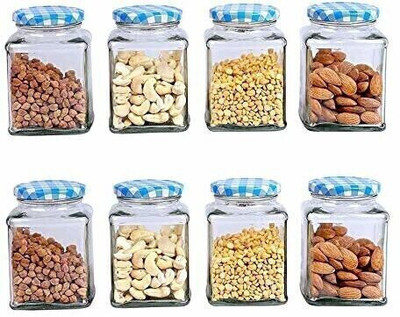 Avresta Glass Grocery Container  - 400 ml(Pack of 6, Clear)