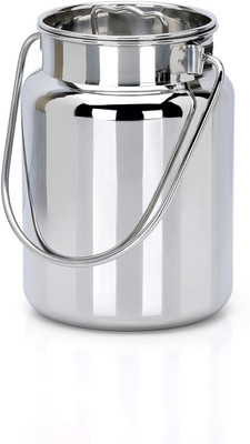 Kunjal Stainless Steel Milk Container  - 5 L(Silver)