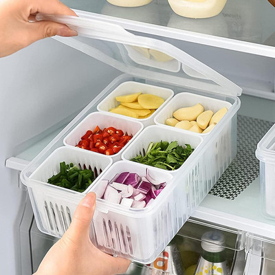 MILDIV Plastic Fridge Container  - 2300 ml(White)