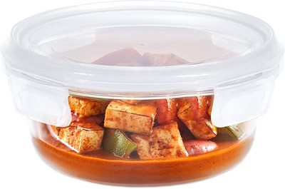 Cutting EDGE Glass Fridge Container  - 620 ml(Clear)