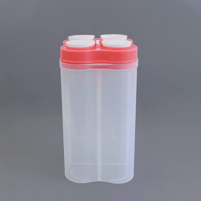 Sorath Plastic Grocery Container  - 2500 ml(Red)