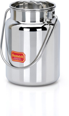 Sumeet Steel Milk Container  - 1250 ml(Silver)