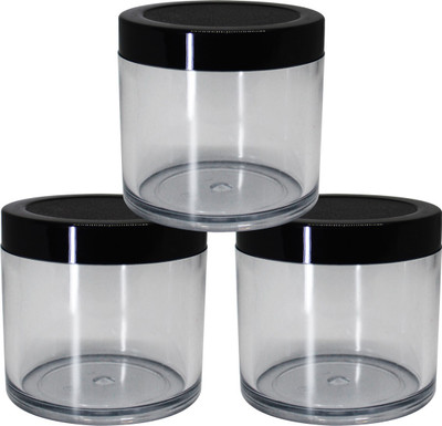 nsb herbals Plastic Utility Container  - 100 ml(Pack of 3, Clear)