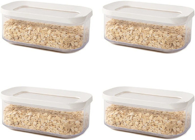 SHFTI Plastic Utility Container  - 425 ml(Pack of 4, Clear)