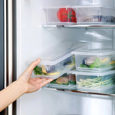 ARNISH Plastic Fridge Container  - 1500 ml(Pack of 5, Clear)