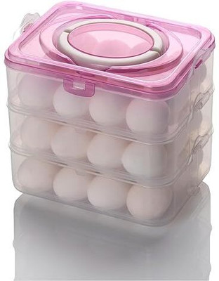 Tanlesa Plastic Egg Container  - 3 dozen(Multicolor)